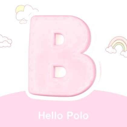 B ชมพูอ่อน