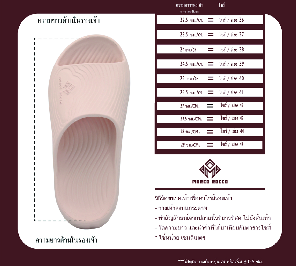 คู่มือไซส์ MR8012